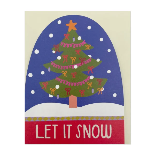 Kartolinë me Zarf - Let it Snow