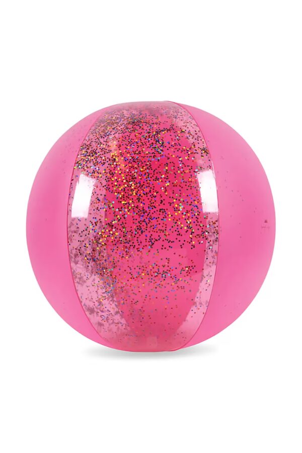 Top plazhi transparent - Pink Glitter