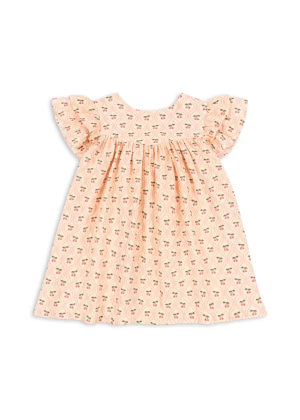 Fustan Coco Cherry Pink Motif