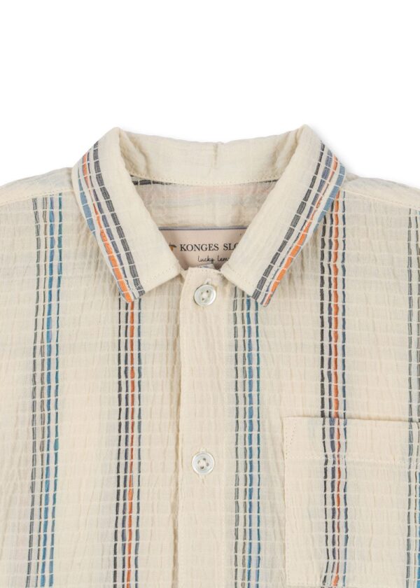 Set T-Shirt & Pantallona Vincent - Antique White - Figura 3