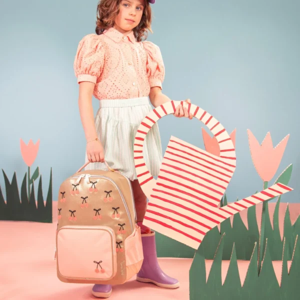 Çantë Shkolle Fillore Bobbie - Cherry Pom Pom - Figura 2