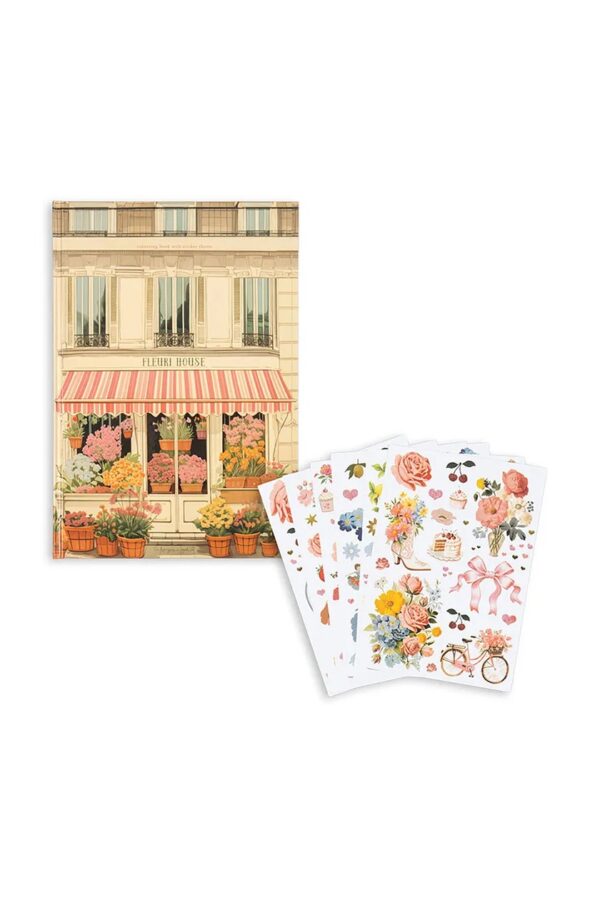 Libër Ngjyrosje & Stickers - House of Flowers