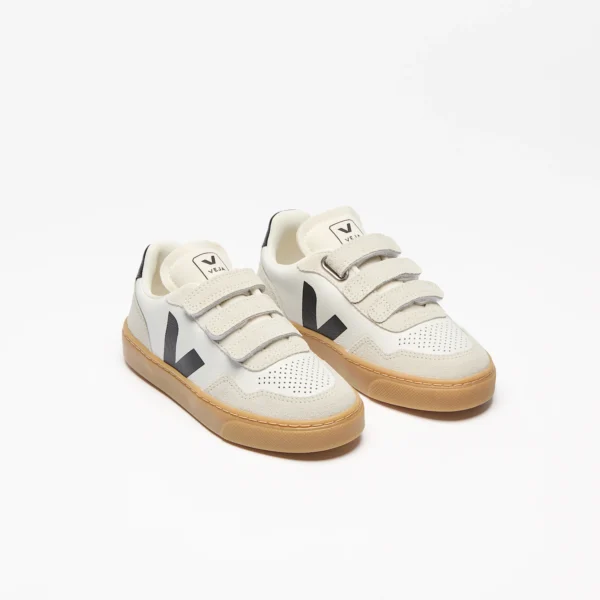 Veja V-90 Leather White Black Natural - Figura 2