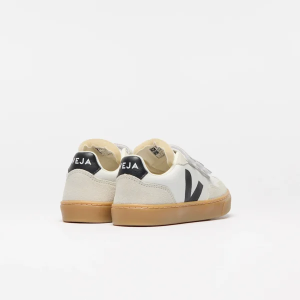 Veja V-90 Leather White Black Natural - Figura 3