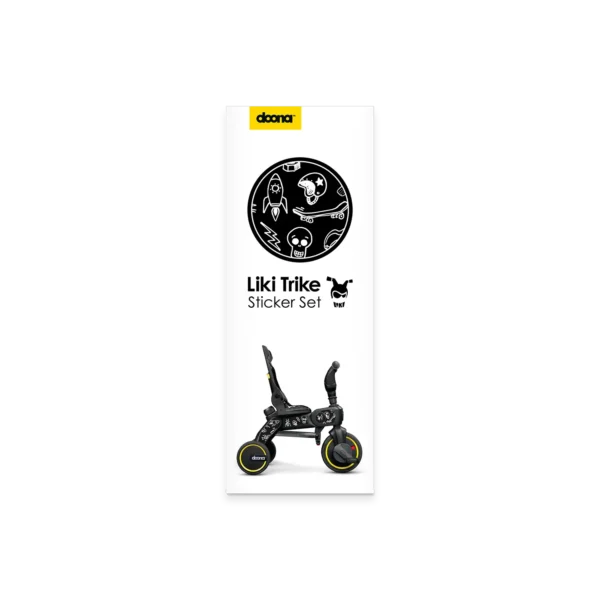 Doona Liki Trike Sticker Set - Cool Sketch B&W - Figura 5