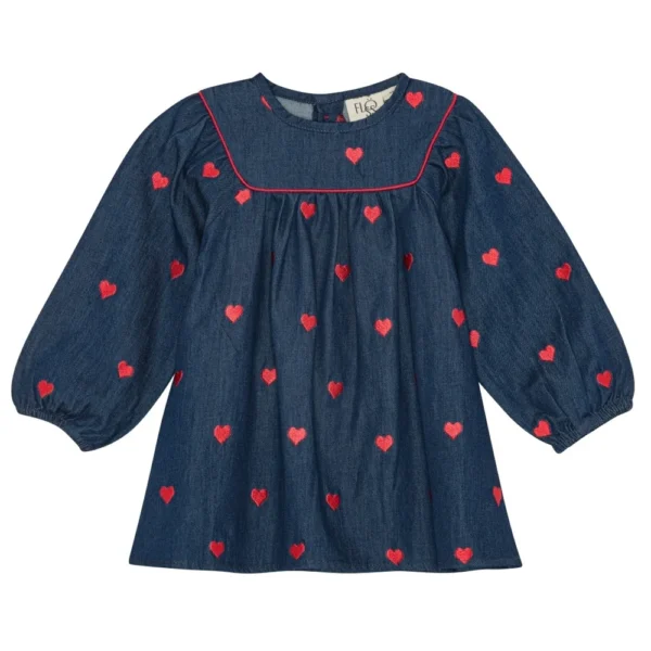 Fustan Amee Little Hearts