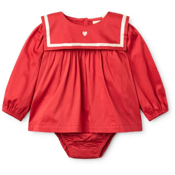 Romper Bay Poppy Red