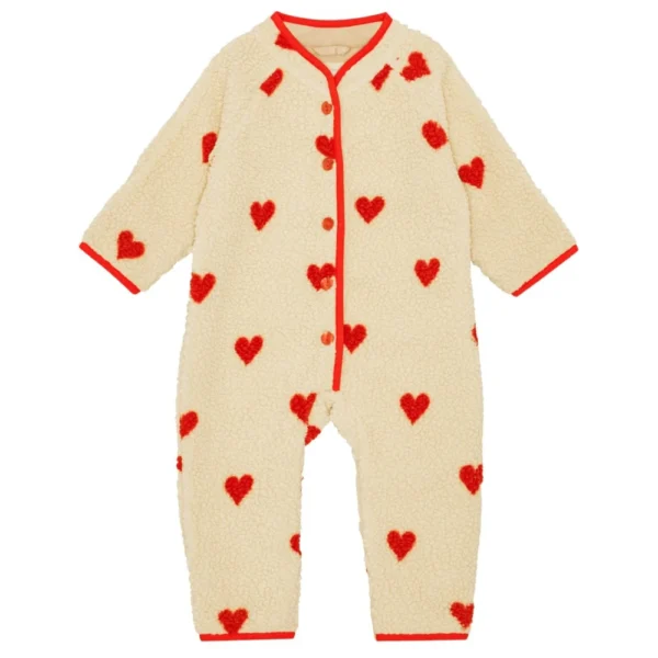 Xhup pellushi Onesie Soft White Heart