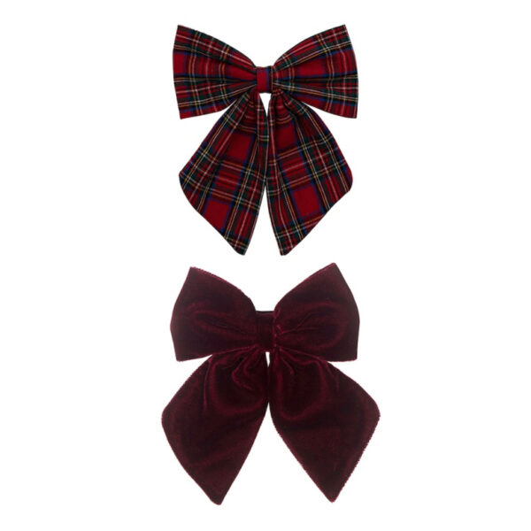 Set 2 Fjongo Oversize - Agnes Tartan Red