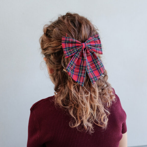 Set 2 Fjongo Oversize - Agnes Tartan Red - Figura 4